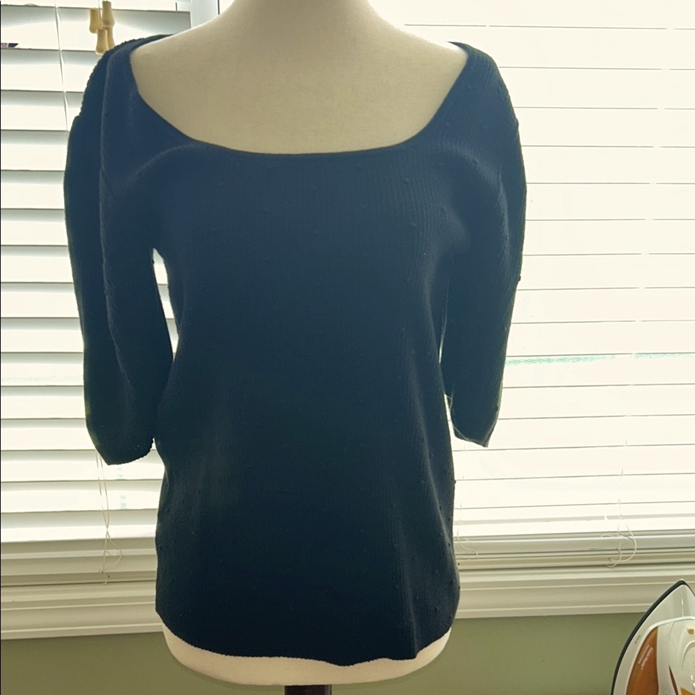 Women's Black Sweater - Ann Taylor size L